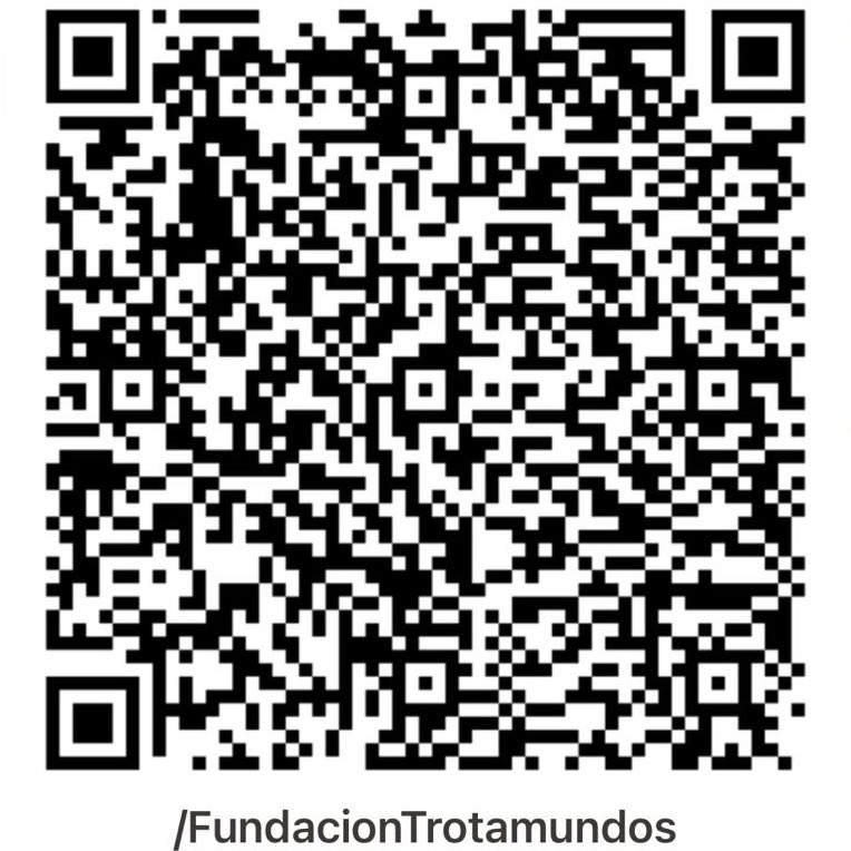 Código QR ATH Móvil de Fundación Trotamundos